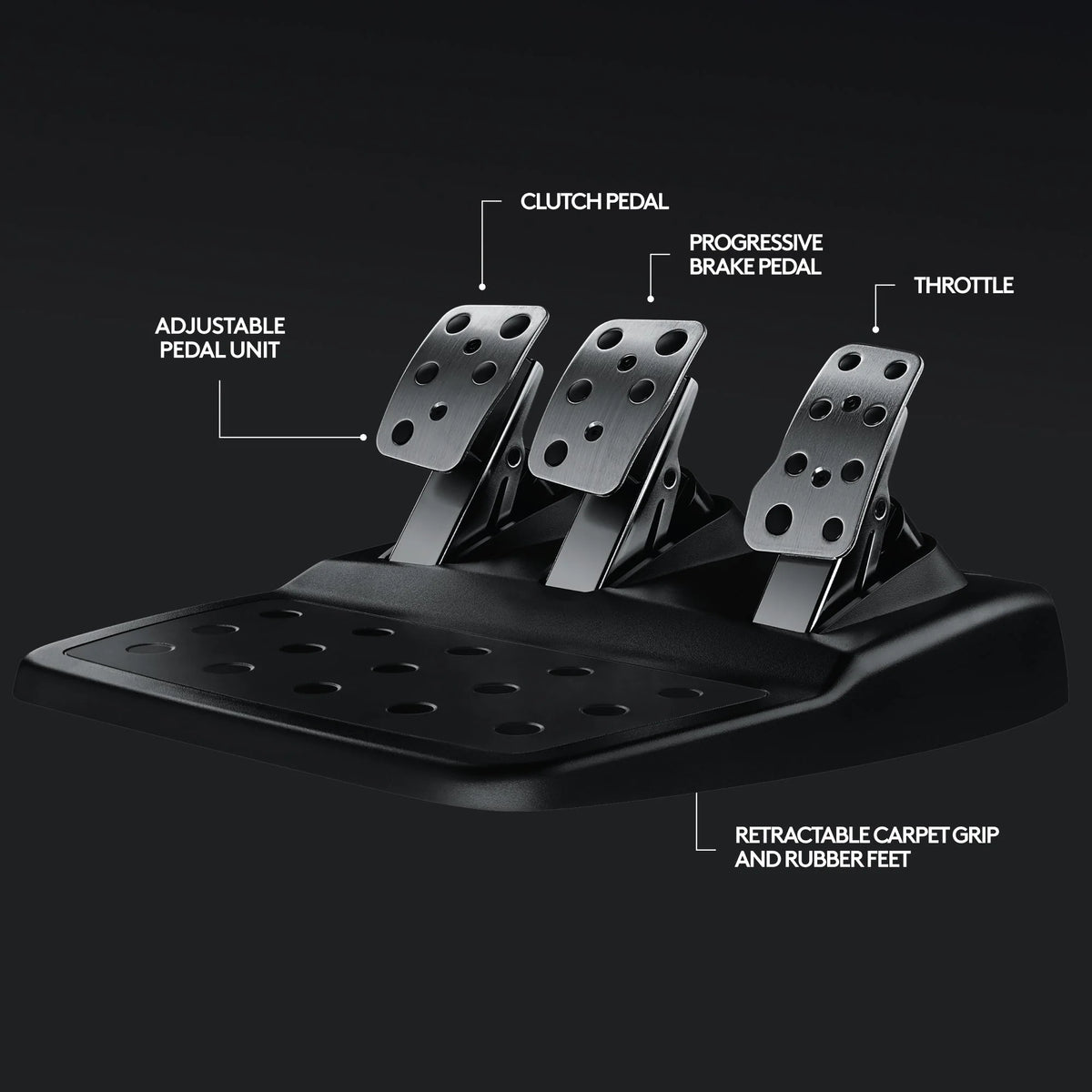 Logitech - G29 Driving Force Volante de Carreras y Pedales para PS5, PS4, PC, Mac - Negro