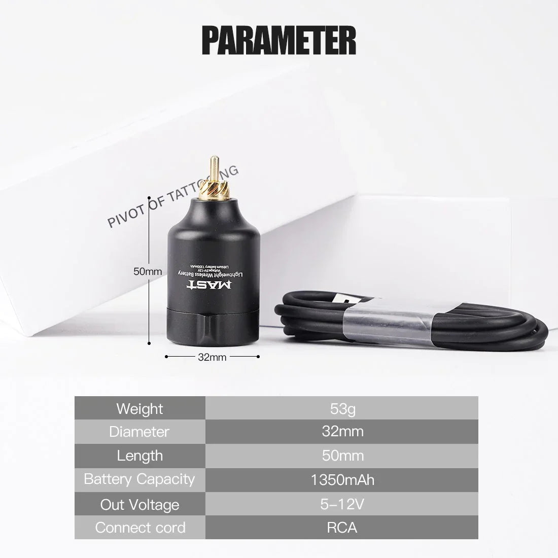 Mast Flip Kit de máquina rotativa tipo bolígrafo para tatuajes con batería inalámbrica