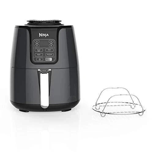 Freidora de Aire Ninja AF101, 4 Cuartos, Negro/Gris