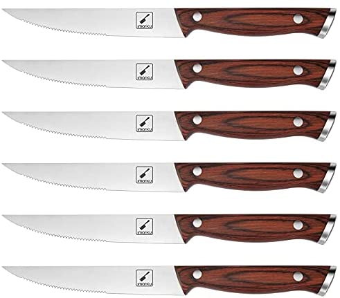 Juego de Cuchillos Japoneses, imarku Juego Profesional de Cuchillos de Cocina de 16 Piezas con Bloque, Juego de Cuchillos de Chef con Chaira, Acero Alemán de Alto Carbono