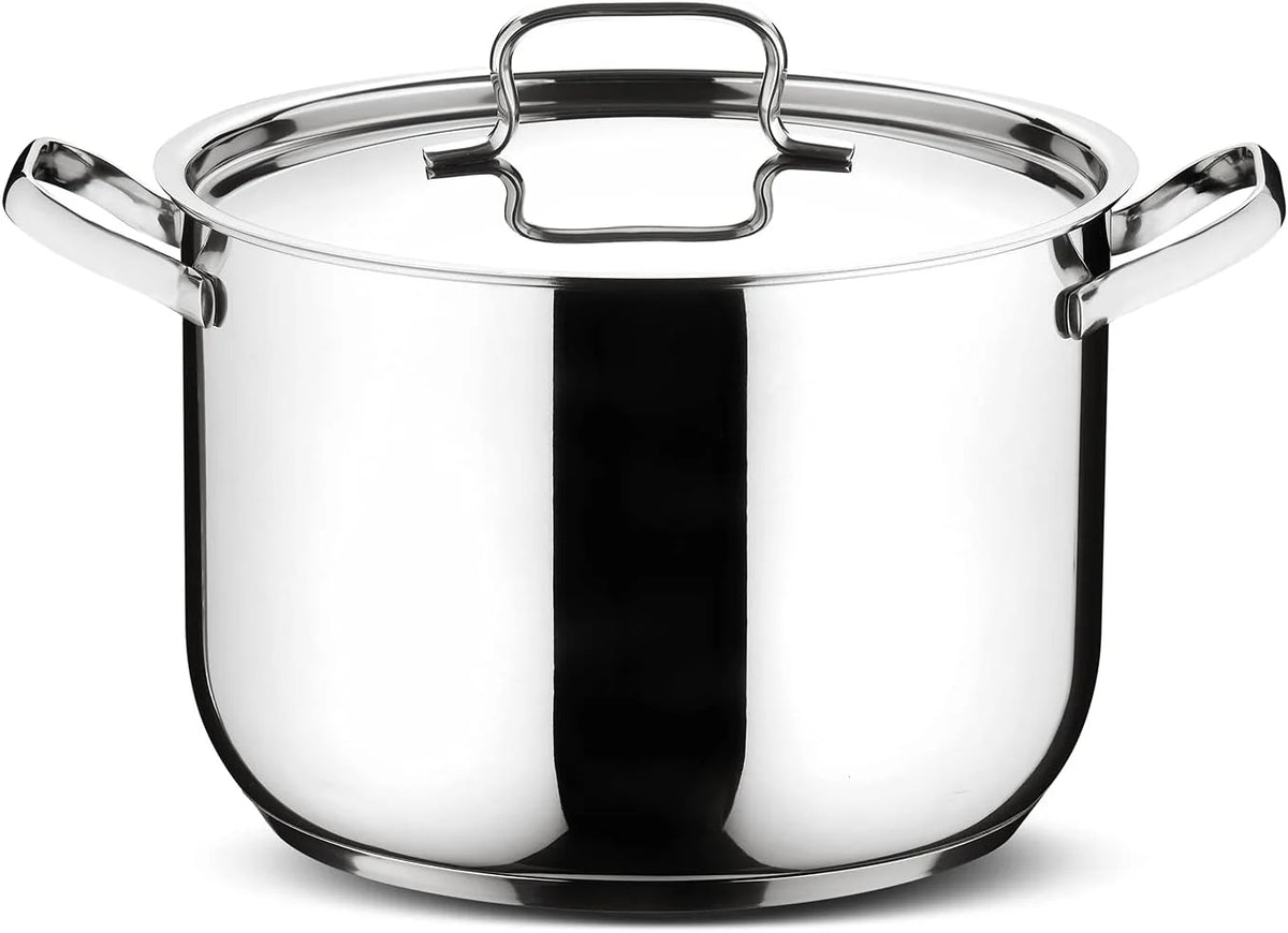 Lagostina Sfiziosa Batería De Cocina Con 24 Piezas, Acero Inoxidable, Plateado
