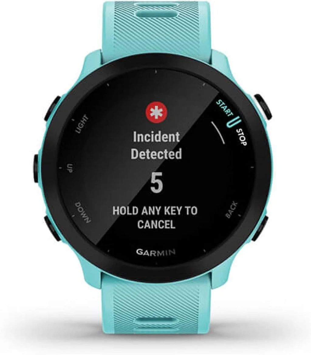 Garmin Forerunner 55 Montre de Course GPS avec entraînements Quotidiens suggérés, jusqu'à 2 semaines d'autonomie, Aqua