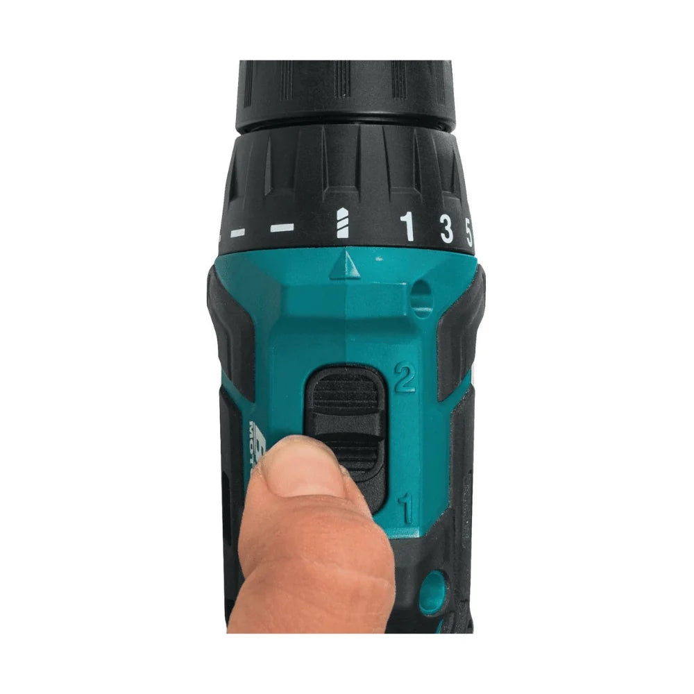 Makita FD07R1 Kit de Taladro-Atornillador Inalámbrico sin Escobillas 12V MAX CXT de 3/8 Pulgadas
