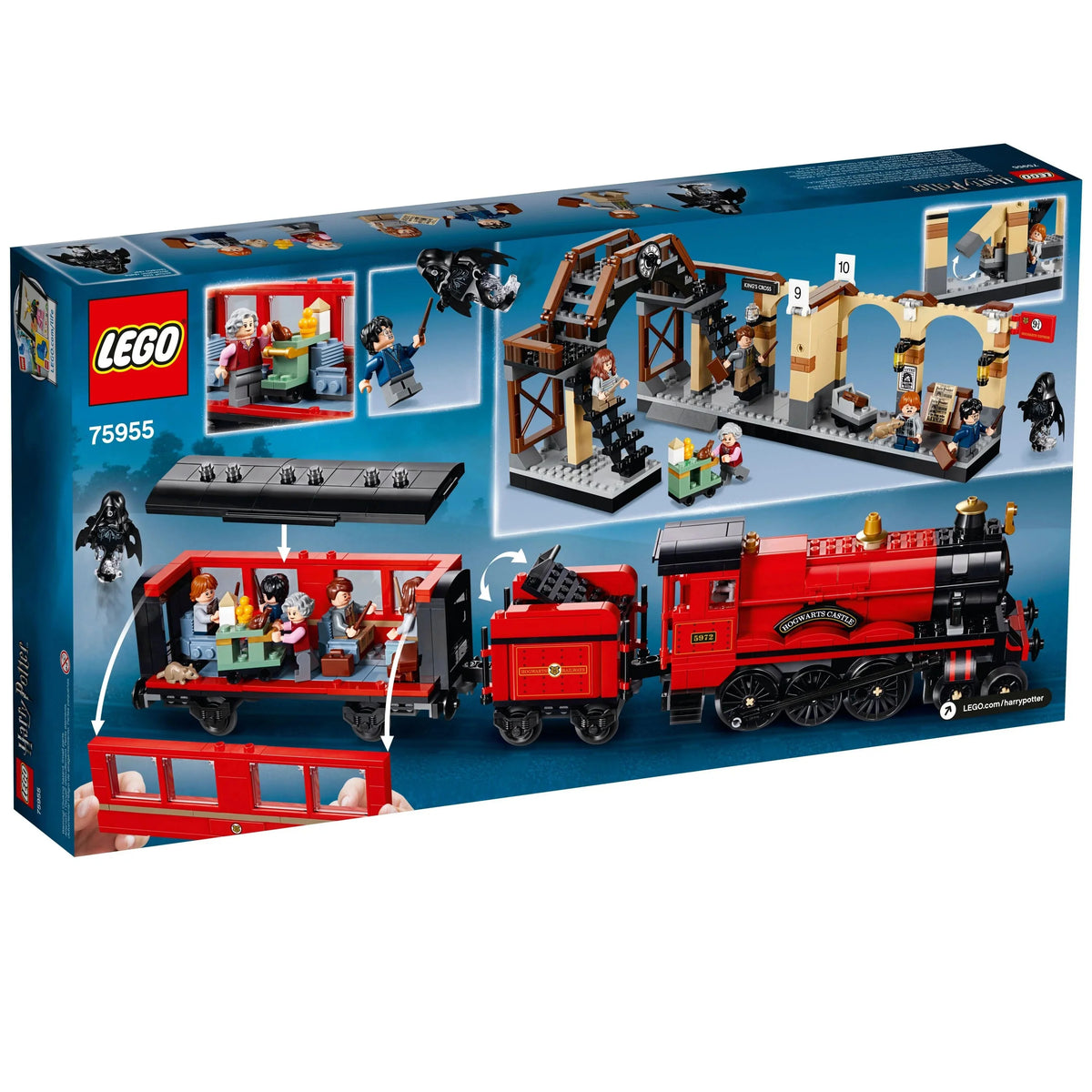 LEGO Harry Potter Expreso de Hogwarts 75955 – Set de Construcción de Tren de Juguete