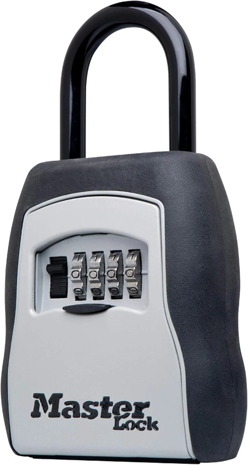 Master Lock Caja de Seguridad para Llaves, Paquete Exterior con Caja Fuerte SentrySafe a Prueba de Fuego y Agua, 1.23 Pies Cúbicos