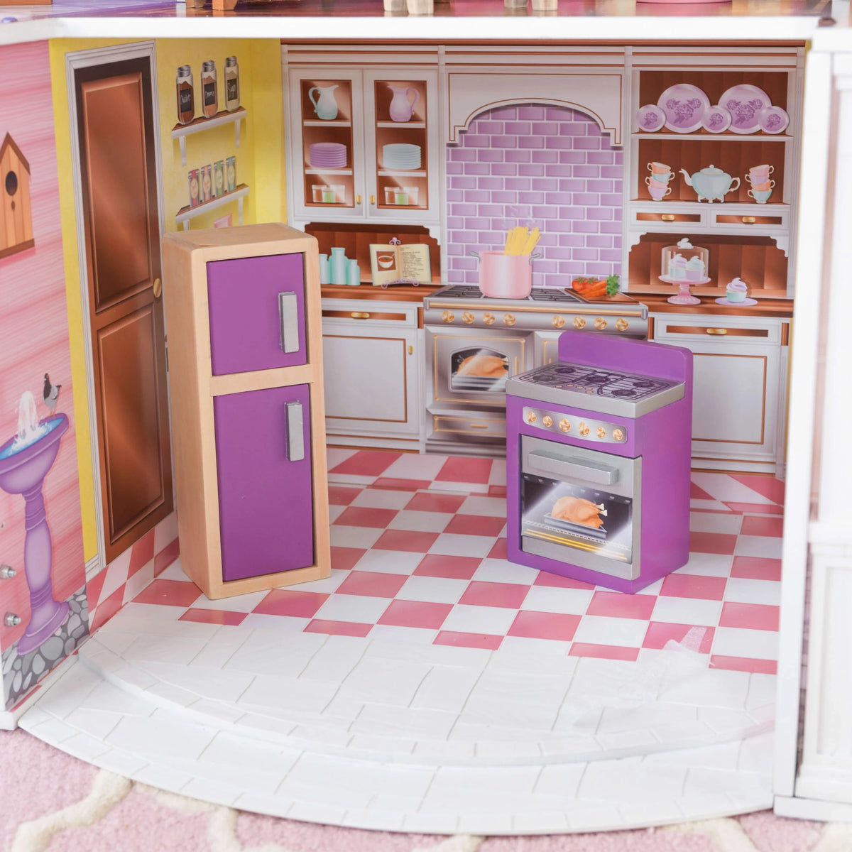 Casa de Muñecas KidKraft Country Estate de Madera con 31 Accesorios