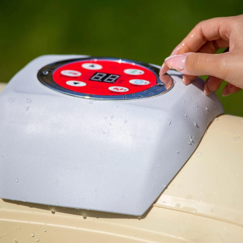 Bain à remous Gonflable, Ovale, 190 x 120 x 65 cm (550 L/145 Gal) avec Pompe intégrée 30 W