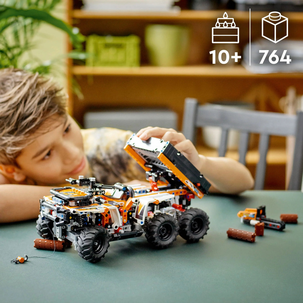 LEGO Technic Vehículo Todo Terreno 42139, Camión Modelo Off-Road de 6 Ruedas, Set de Construcción ATV, Idea de Regalo de Cumpleaños para Niños, Niñas y Niños