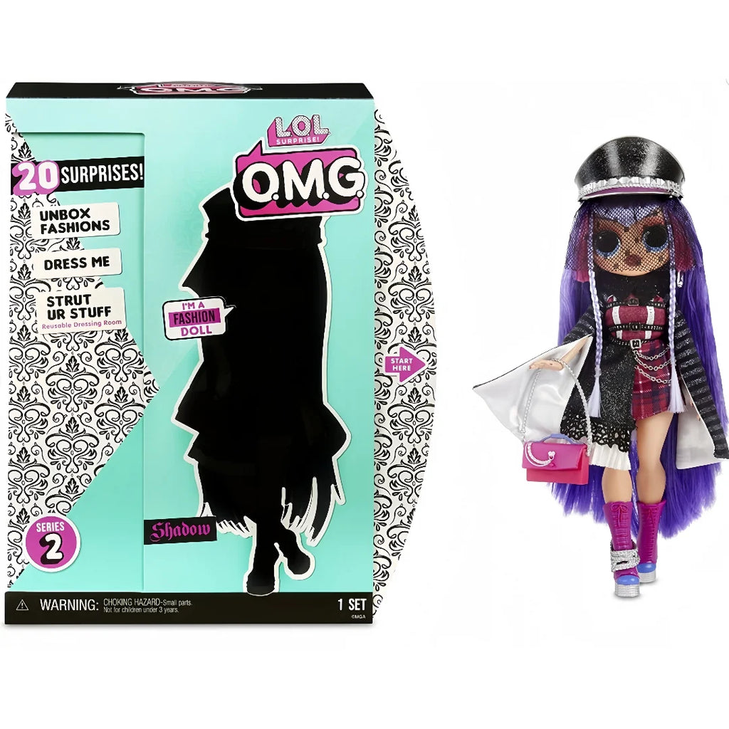 L.O.L. Surprise! O.M.G. Shadow Fashion Doll con 20 Sorprendentes Sorpresas