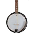 Guitarra Banjo de 6 Cuerdas para Zurdos con Resonador de Espalda Cerrada y 24 Pernos