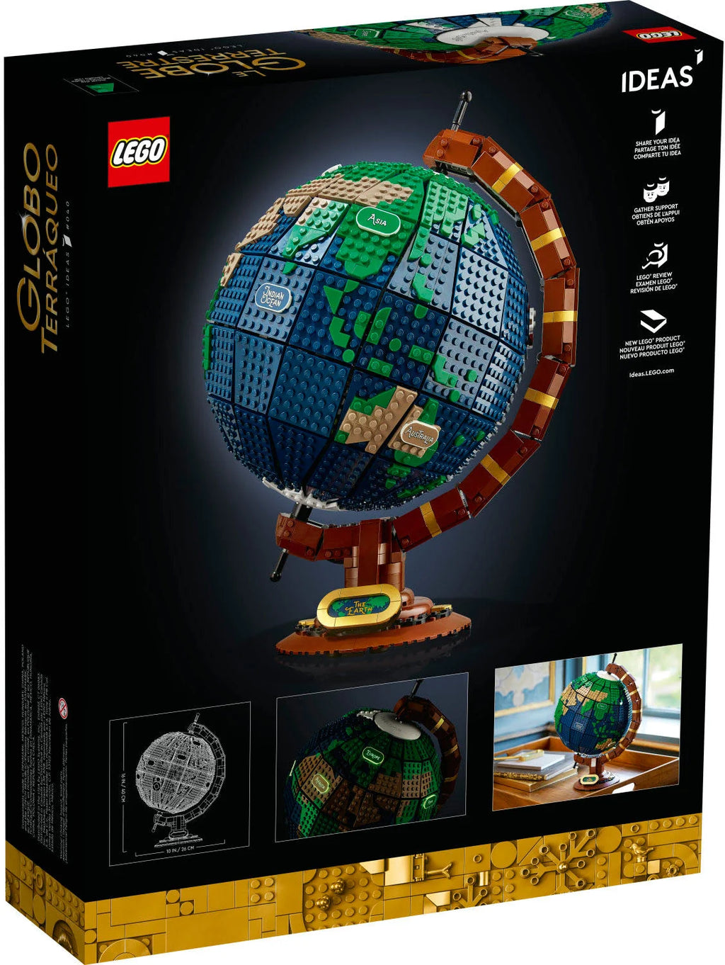 LEGO – Ideas The Globe 21332 Toy Building Kit (2,585 Pieces)