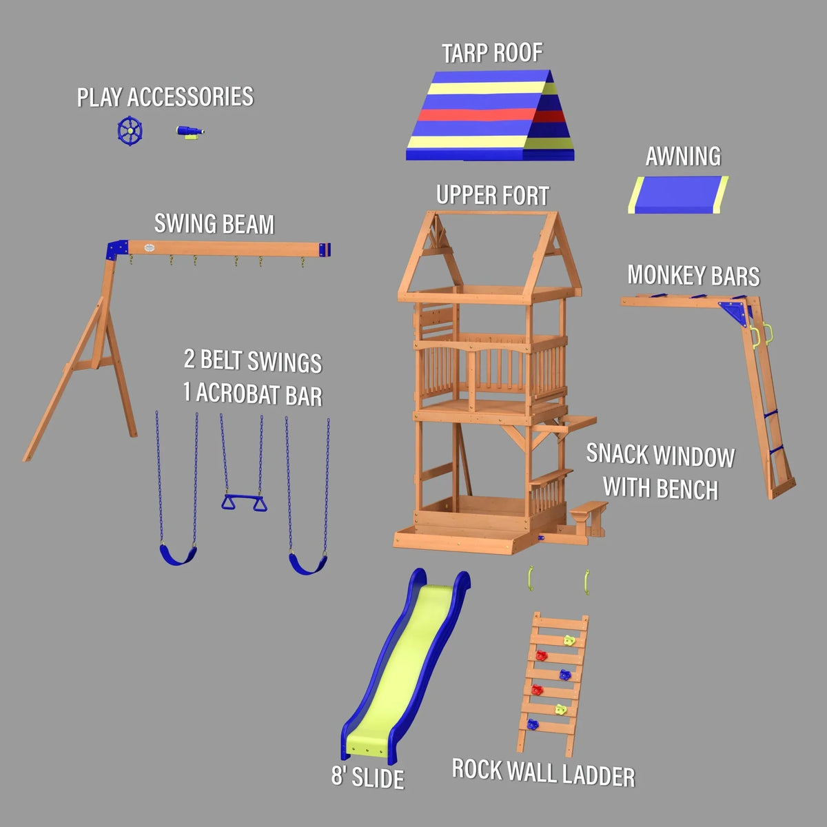 Columpio Infantil Backyard Discovery Beach Front