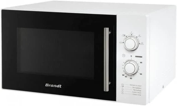 Brandt SM2602W Four à Micro Ondes Classique Pose Libre 26 L 900 W Blanc et Noir