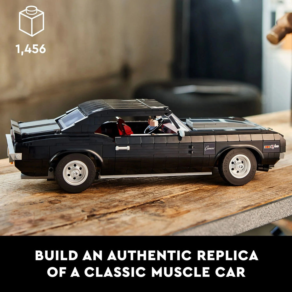 LEGO Icons Chevrolet Camaro Z28 10304 – Set de Construcción de Auto Clásico Personalizable para Adultos, Coche Deportivo Vintage Americano, Gran Idea de Regalo