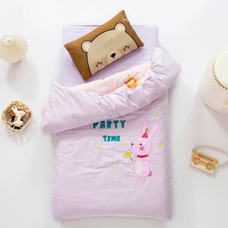 Kit de Bordado con Parche de Algodón Magic Bunny