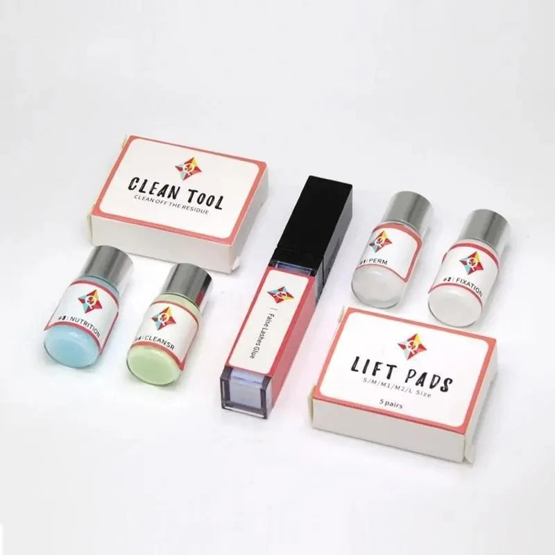 Kit Premium de Permanente, Levantamiento y Tinte de Pestañas