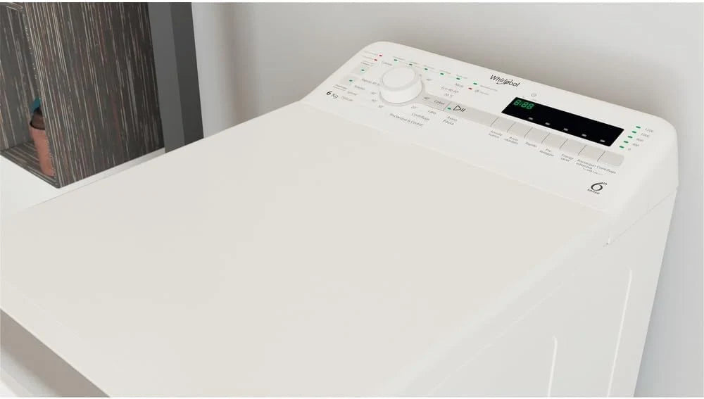 Whirlpool TDLR 6240S IT Machine à laver Charge Par dessus 6 1200 tr/min C Blanc