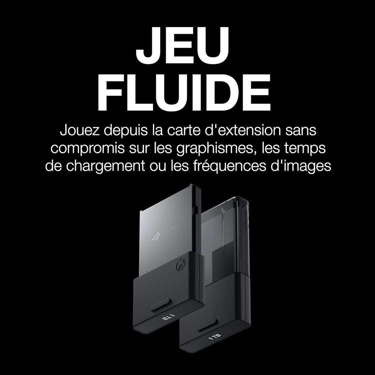 Seagate Expansion Card pour Series X|S SSD 2To, Plug and Play NVMe SSD Expansion, officiel permis, Services Rescue (STJR2000400)