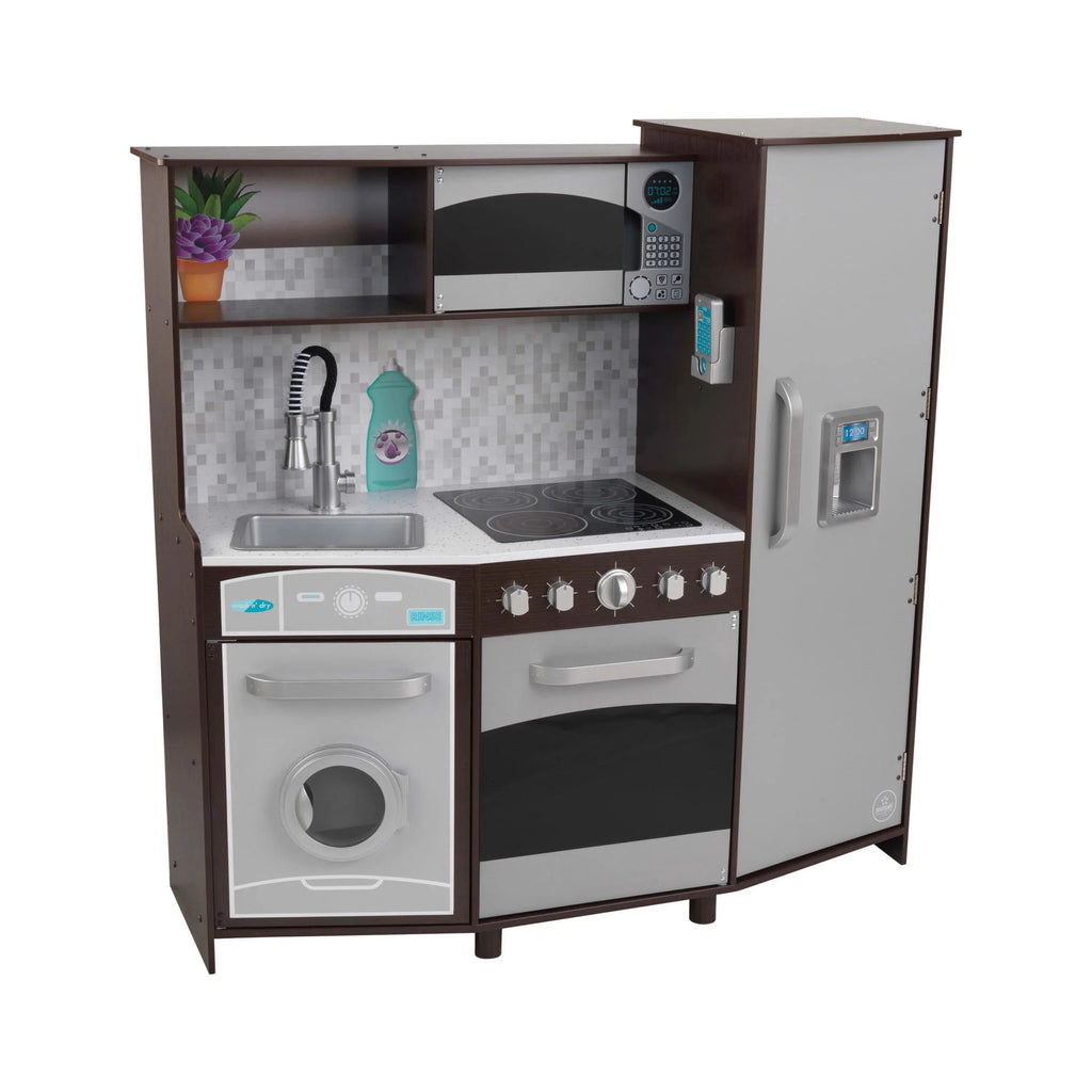 Cocina de Juego KidKraft Grande de Madera con Luces y Sonidos – Espresso