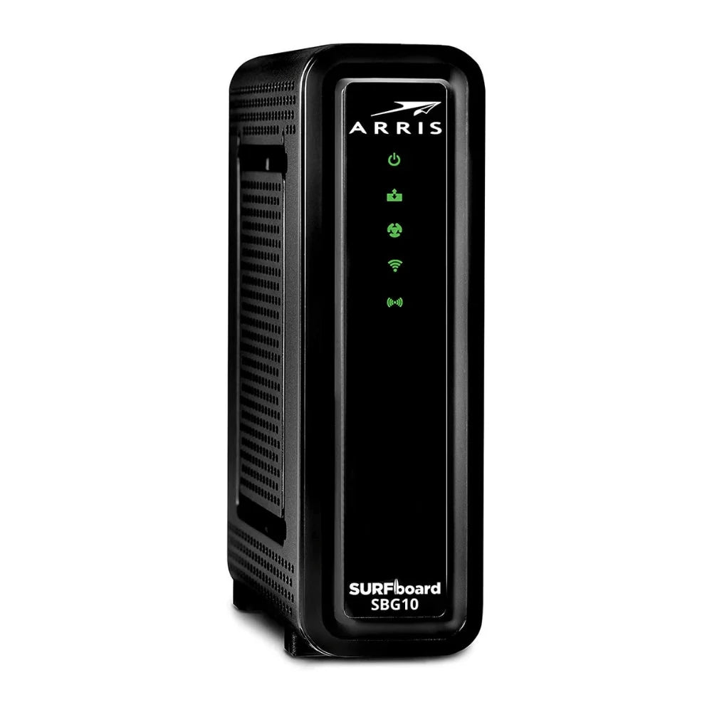 Arris SURFboard SBG10 Módem de Cable DOCSIS 3.0 y Router Wi-Fi de Banda Dual AC1600