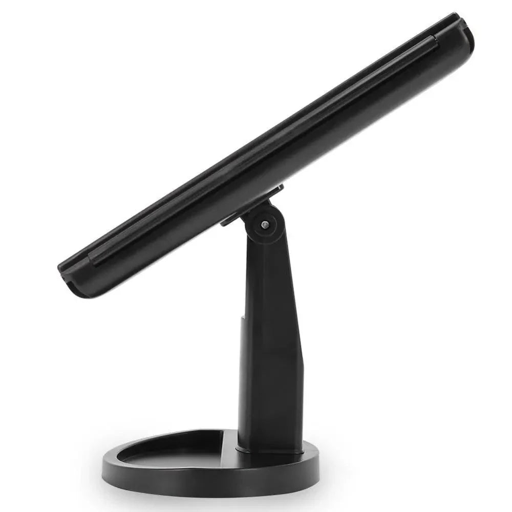 Espejo de Maquillaje Iluminado Espejo de Tocador Inteligente con Luces, 10X de Magnificación, Ajustable, 22 Luces LED