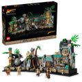 LEGO Indiana Jones Templo del Ídolo de Oro 77015 – Proyecto de Construcción para Adultos, Escena Icónica de la Película Los Cazadores del Arca Perdida, incluye 4 minifiguras: Indiana Jones, Satipo, Belloq y un Guerrero Hovitos