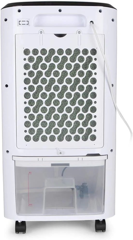 Orbegozo Air 52 – Aire Acondicionado Evaporativo 3 en 1, Depósito de 10 L, 65 W, 3 Velocidades, Temporizador Máximo de 8 Horas, Control Remoto, Acumuladores Fríos, Blanco