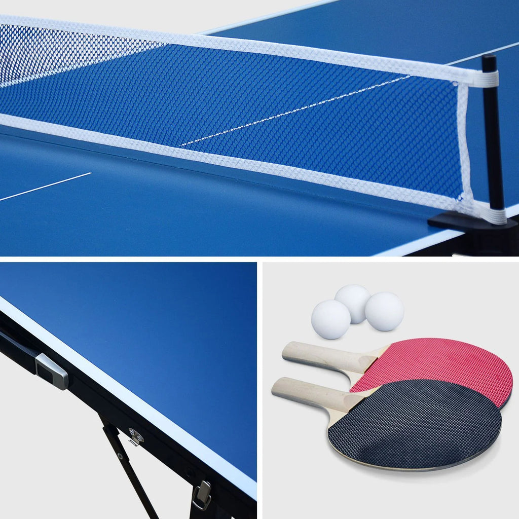 Mini Mesa De Ping Pong De Interior, Azul, 150x75