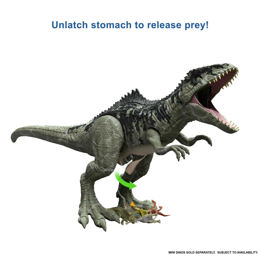 Jurassic World Dominion Super Colossal Giganotosaurus, para niños de 4 años en adelante