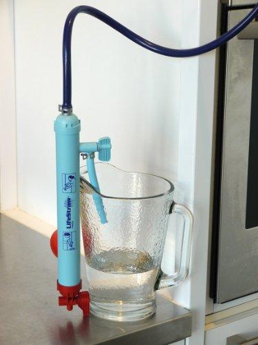 LifeStraw Family 1.0 Purificador de Agua Portátil de Gravedad para Preparación de Emergencias y Camping