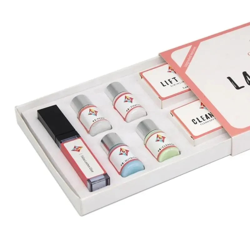 Kit Premium de Permanente, Levantamiento y Tinte de Pestañas