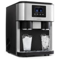 Klarstein Eiszeit Crush Machine à glaçons 18kg/24h 2 tailles de cubes(Noir/Argent)